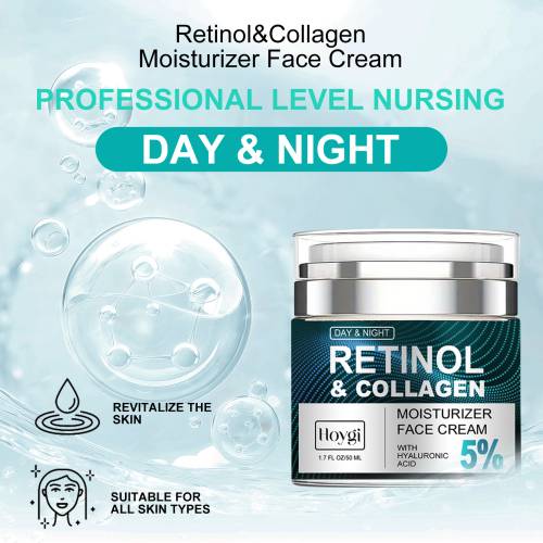Retinol og kollagen ansigtscreme til fine linjer