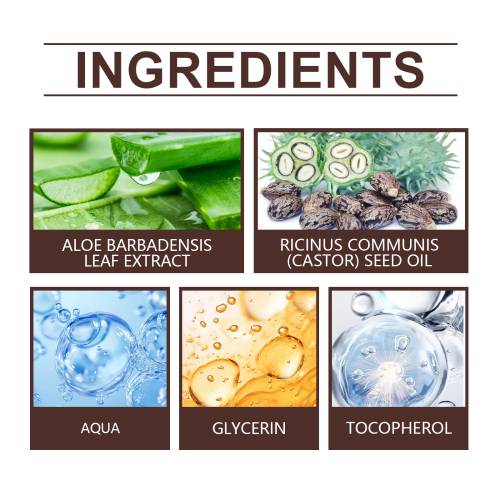 Øko ricinusolie med aloe