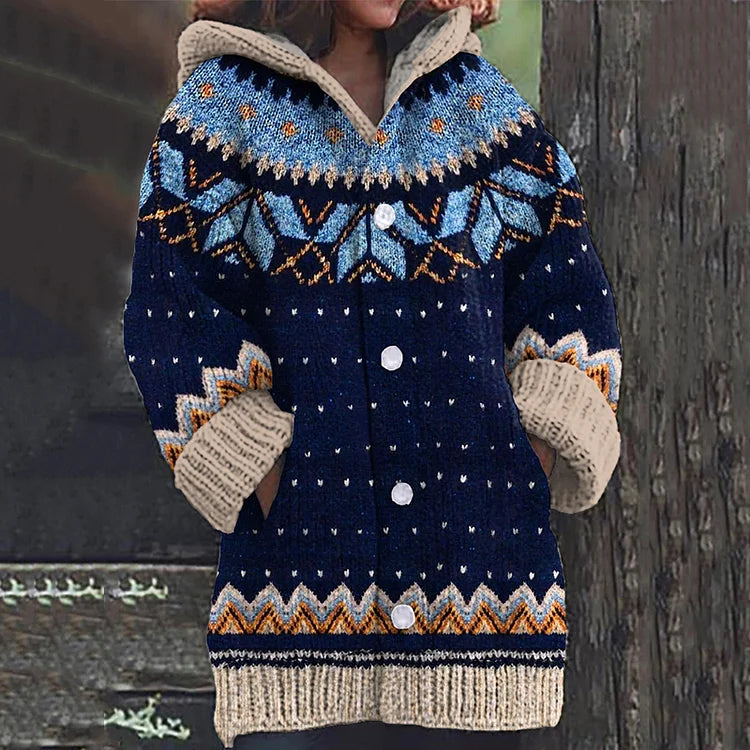 Signe - Strikket cardigan i uld