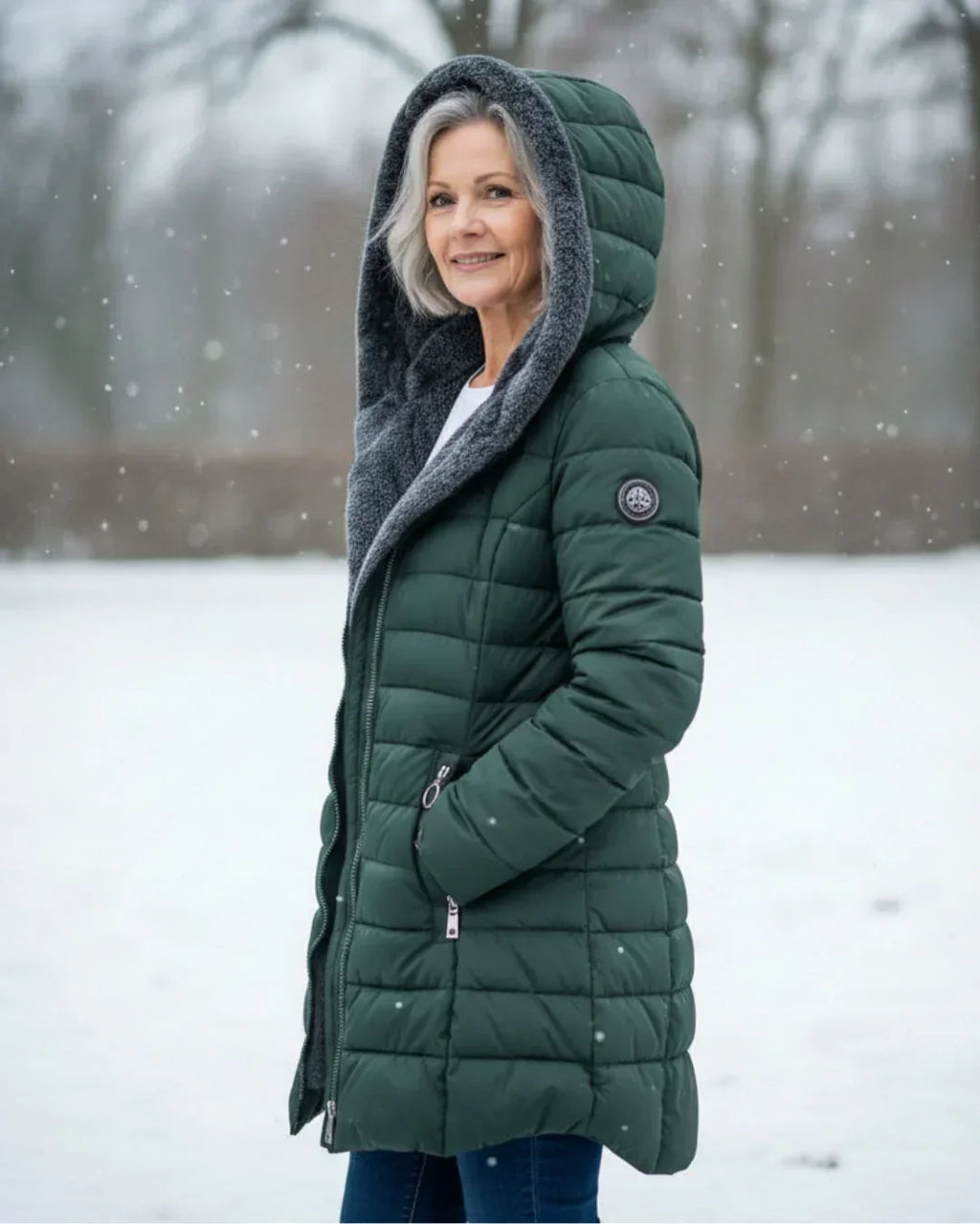 Olivia | Vatteret Vinterjakke