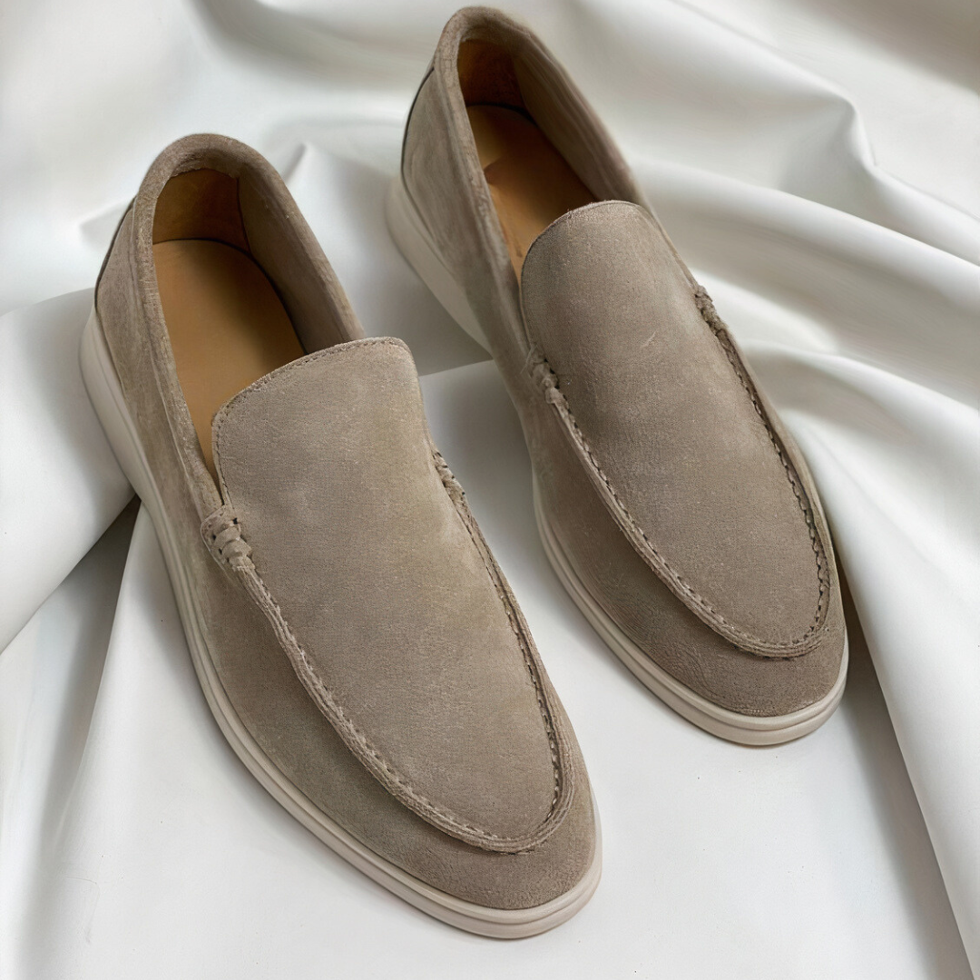Julius | Stilfulde Slip-On Ruskindsloafers