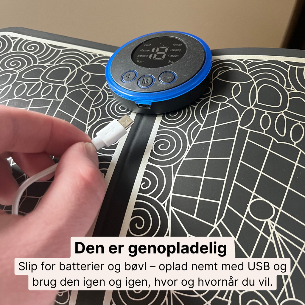 Fodmassageapparat med EMS