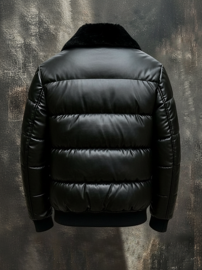 VICTOR VINTAGE | Varm polstret vest med vintage-look