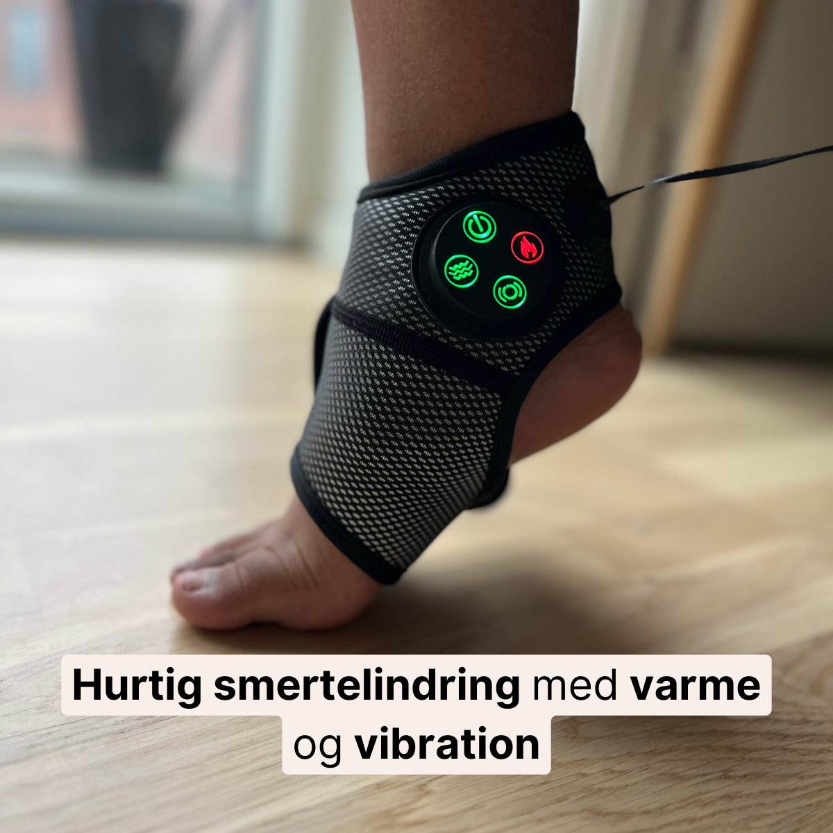AnkleRelief Pro - Med Varme og Vibration