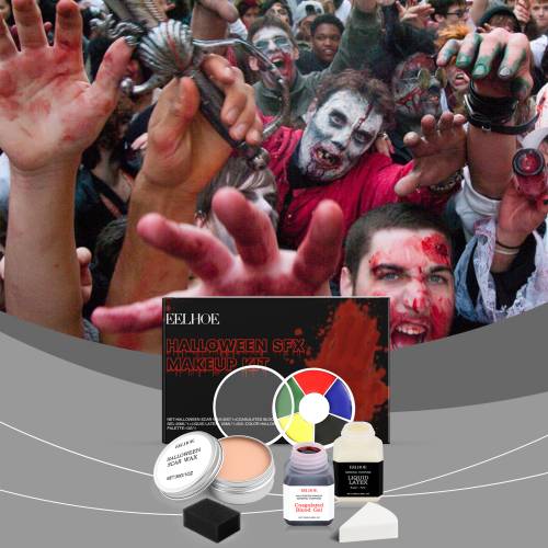 Halloween makeup-palettesæt