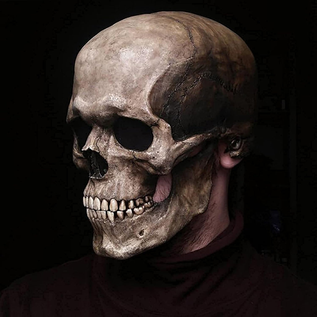 Realistisk kraniemaske til kostume og halloween