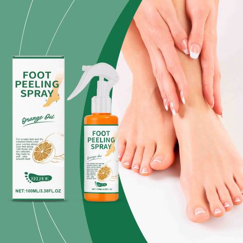 Grøn te citrus fod-peelingspray