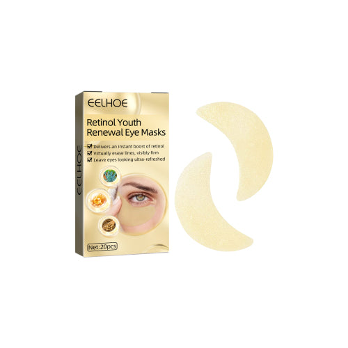 Retinol øjenpads med aloe og soja, 20 stk.