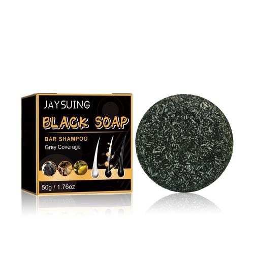 Sort urte-shampoobar