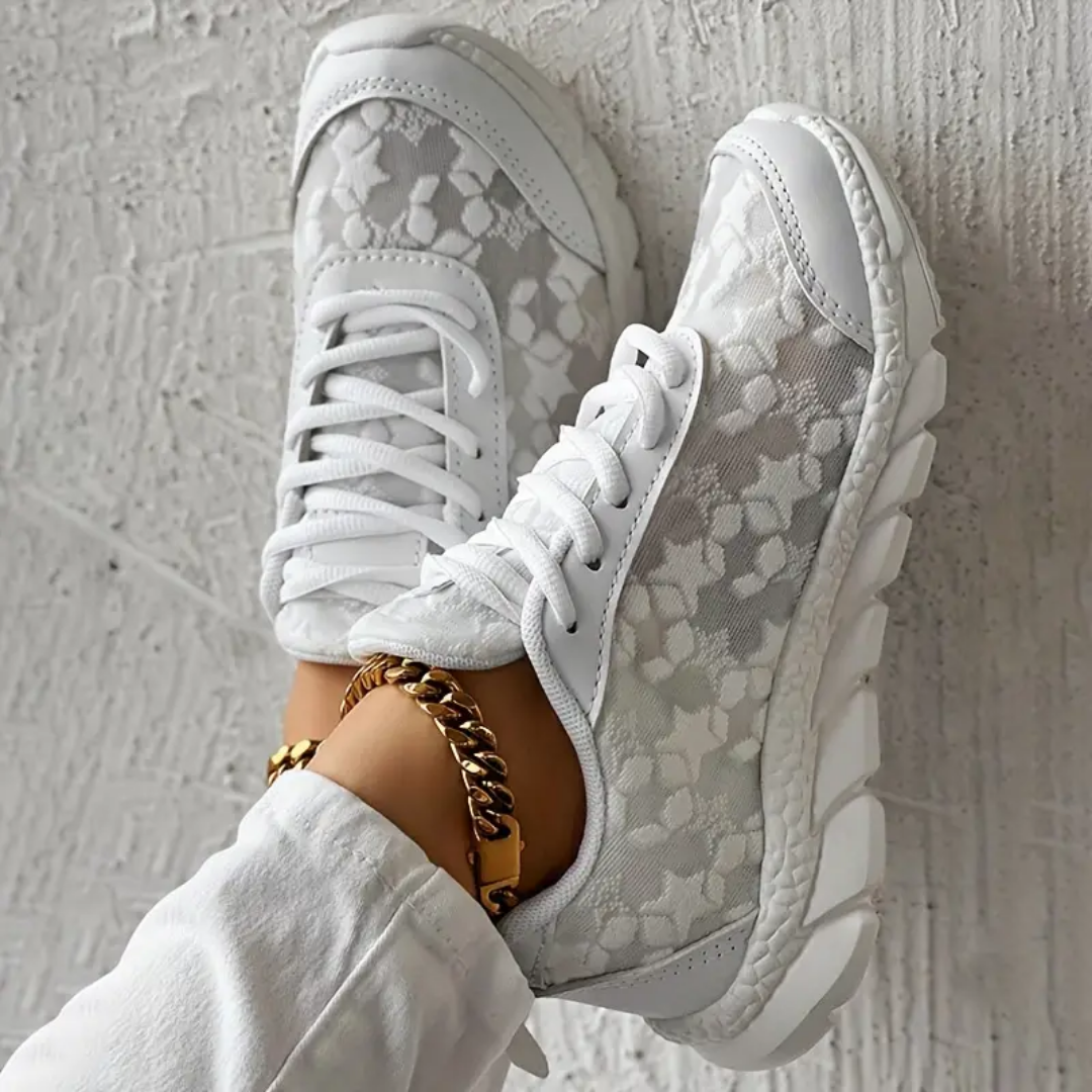 Augusta | Elegante sneakers af mesh