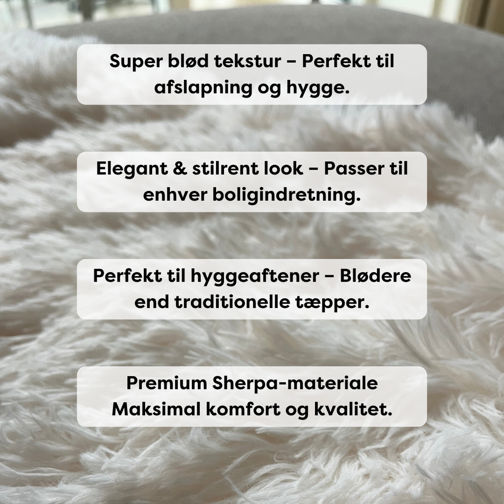 UltraCozy Sherpa-Blanket - superblødt og varmt