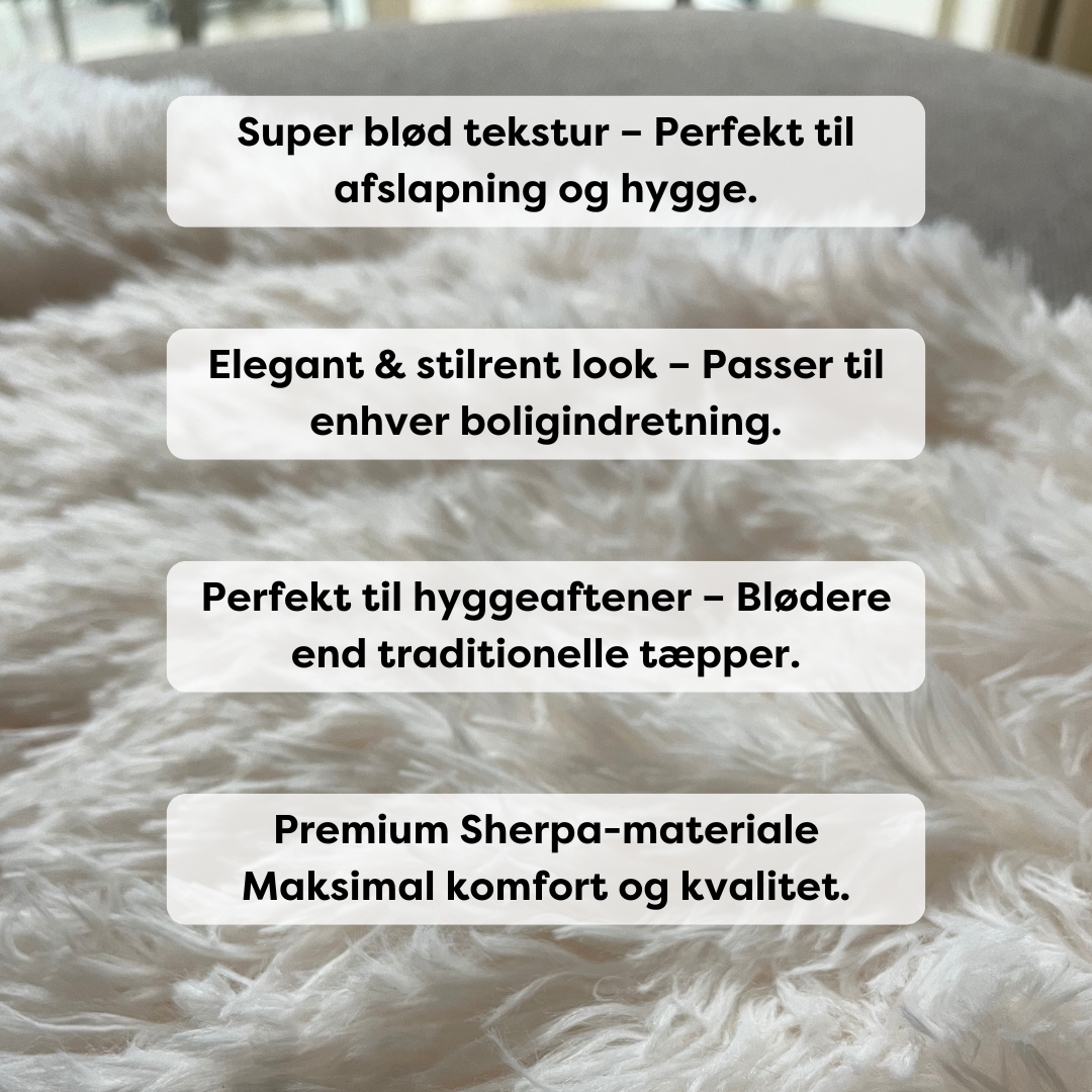 UltraCozy Sherpa-Blanket - superblødt og varmt