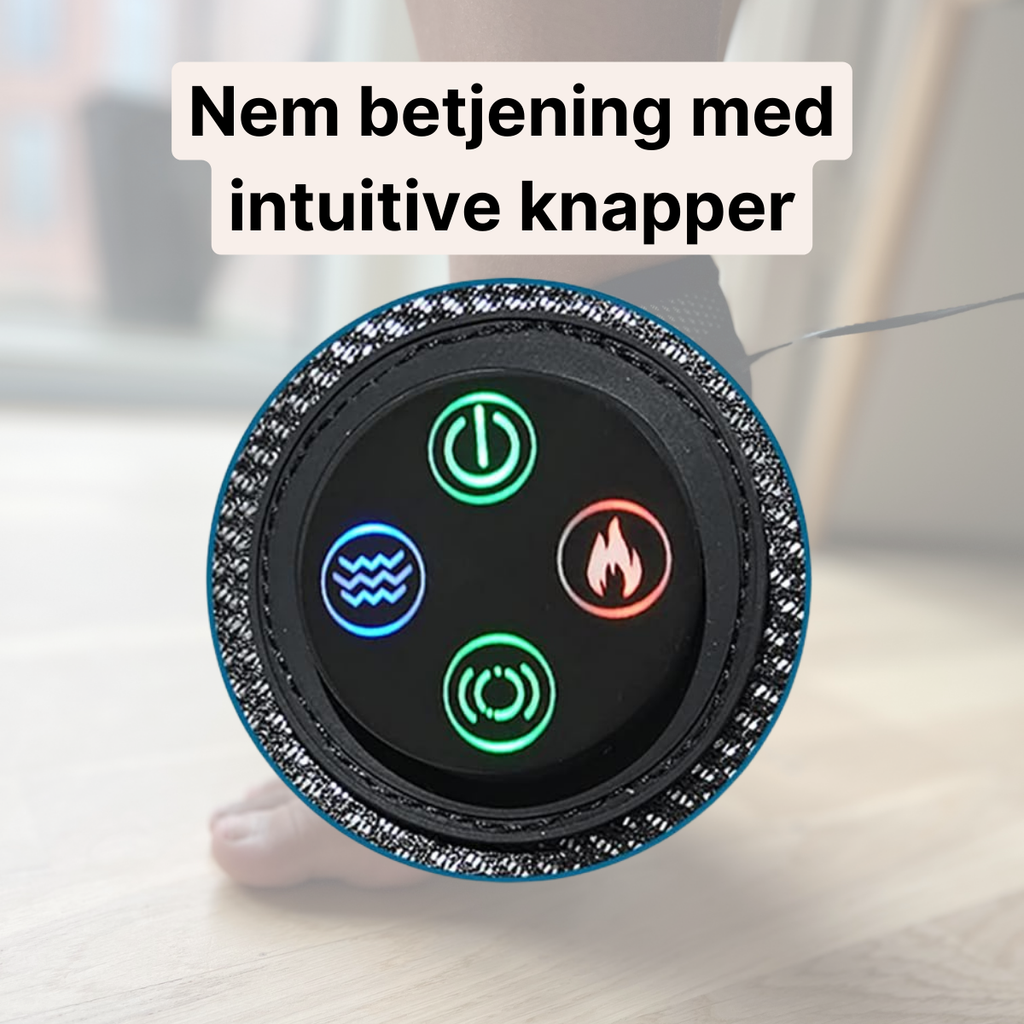 AnkleRelief Pro - Med Varme og Vibration