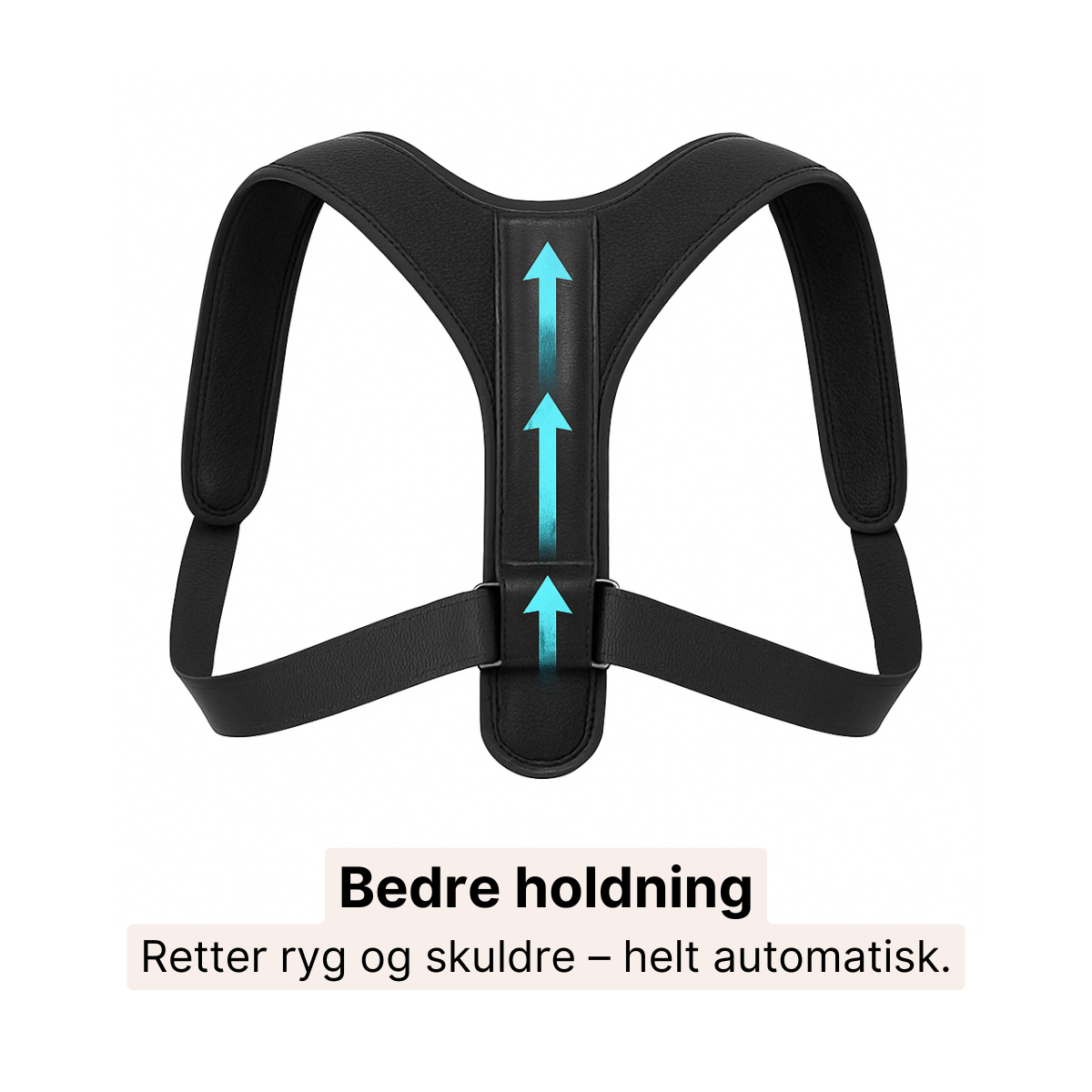 Holdningskorrigerende Rygstøtte til Mænd og Kvinder