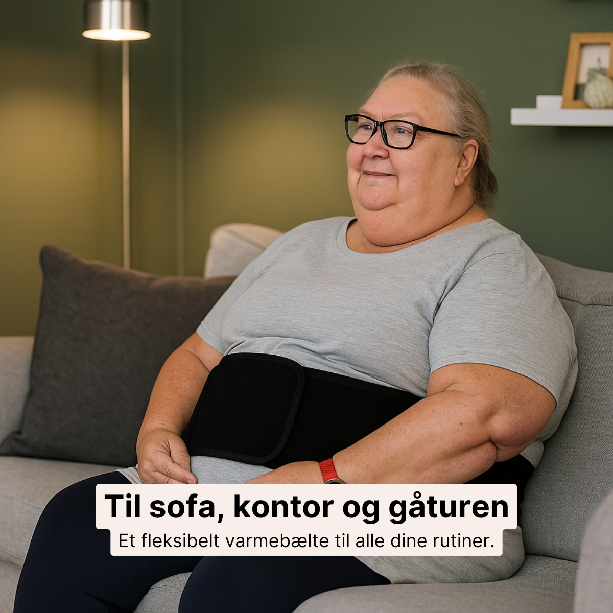 Infrarød varmepude til ryggen