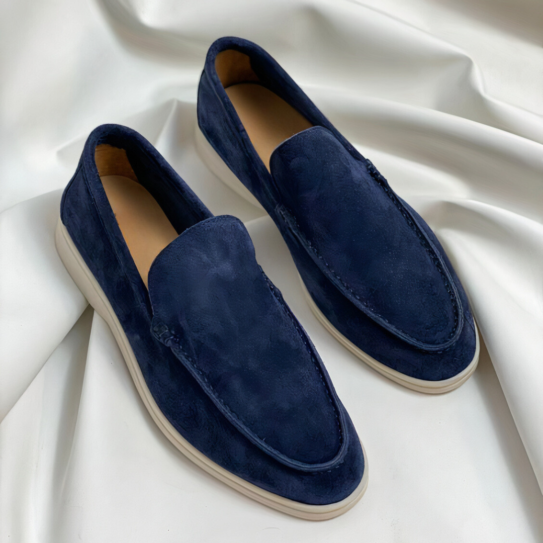 Julius | Stilfulde Slip-On Ruskindsloafers