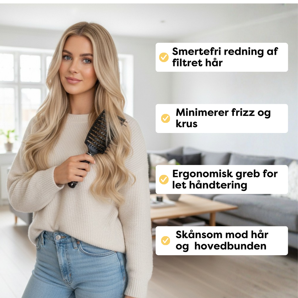 Soft Curved hårbørste