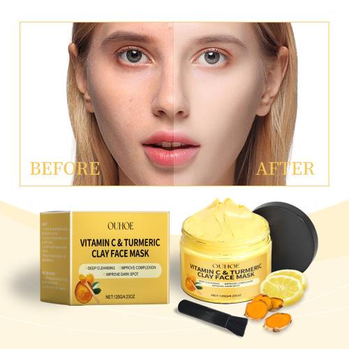 C-vitamin gurkemeje lermaske