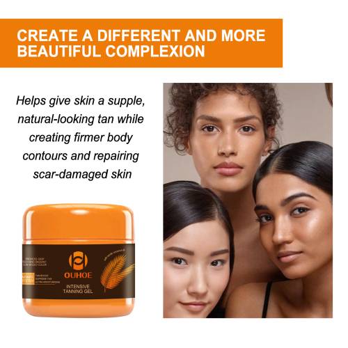 Aftersun bronzing-gel med morgenfrue og gulerod