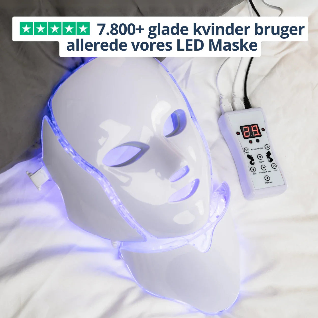 LED Lysterapi Maske