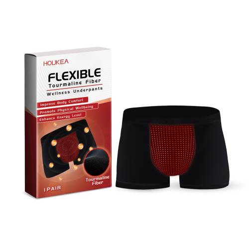 Herre-boxershorts med mellemhøj talje, stretch