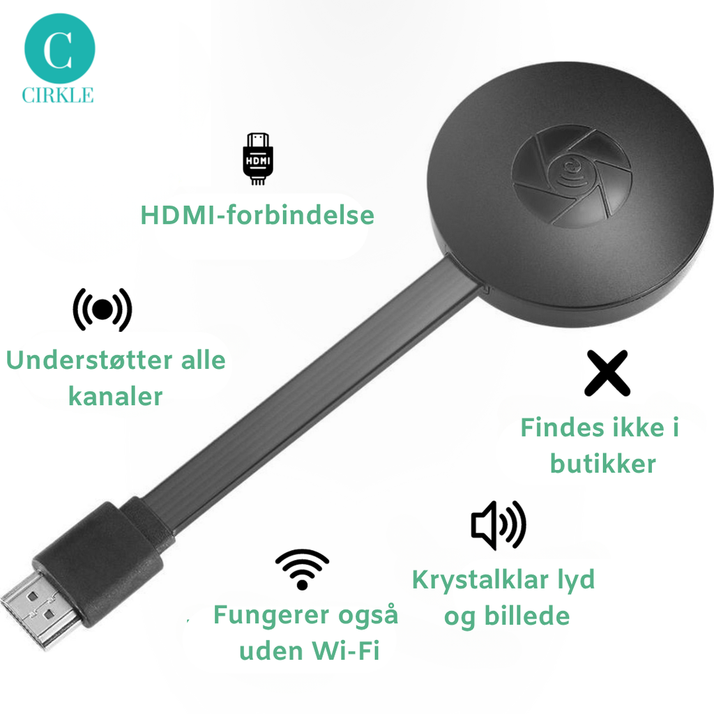 Prettylink™ | Danmarks #1 trådløse casting – helt uden Wi-Fi!