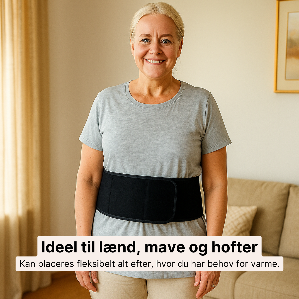 Infrarød varmepude til ryggen