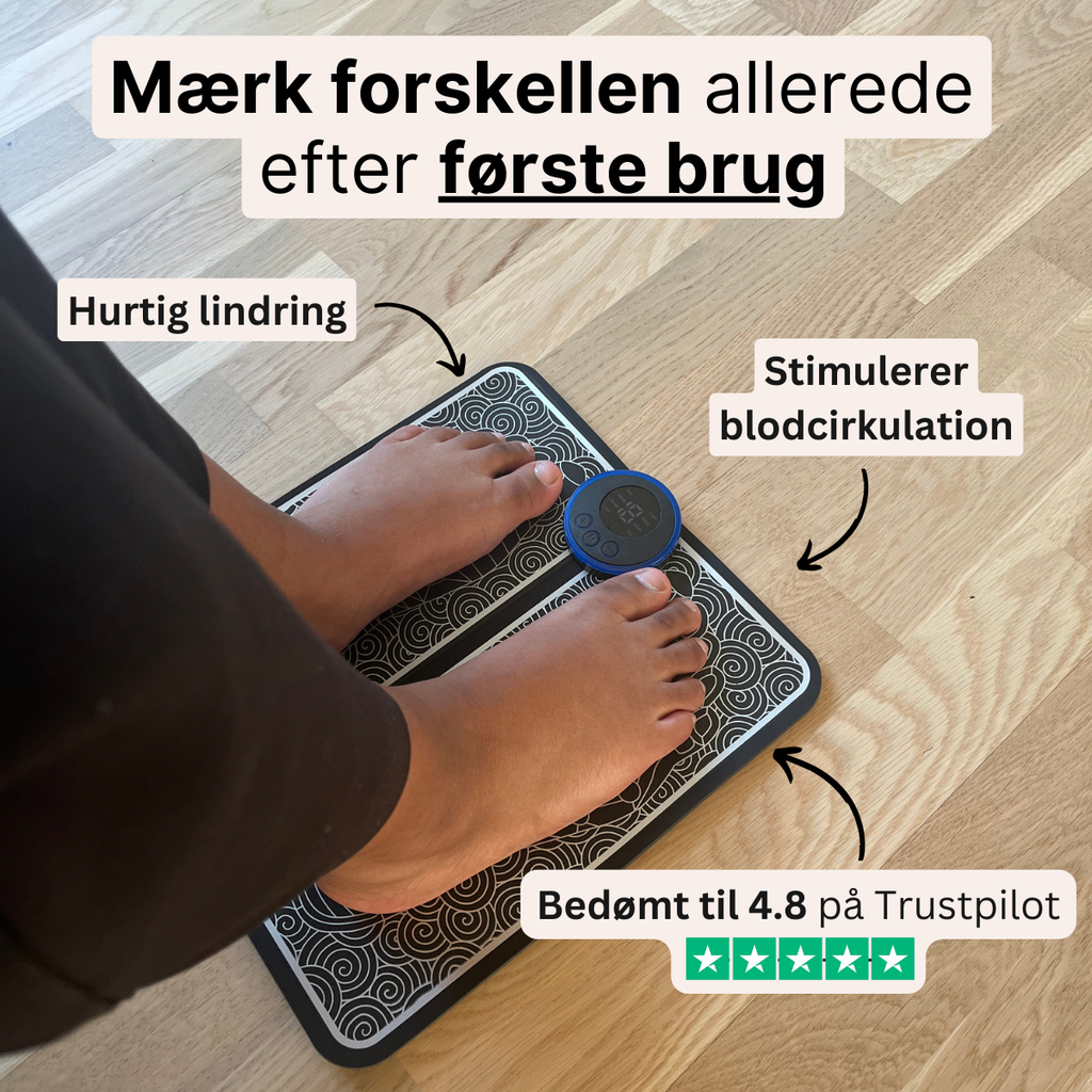 Fodmassageapparat med EMS