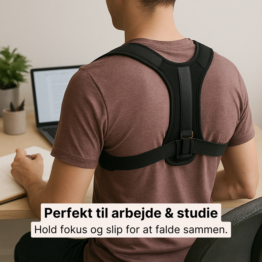 Holdningskorrigerende Rygstøtte til Mænd og Kvinder