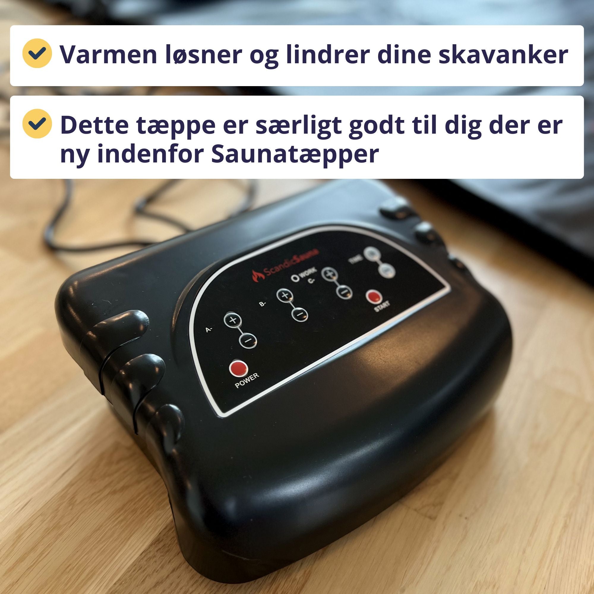 Infrarød Saunatæppe Pro (3-zoner)