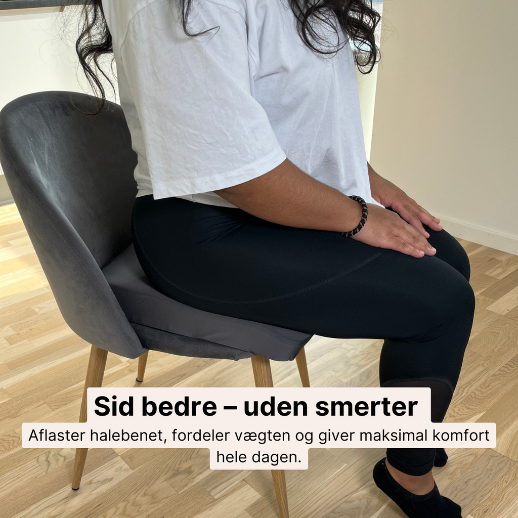 Ergonomisk skråpude med bækkenstøtte