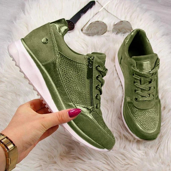 Mette | Ortopædiske Sneakers med lynlås