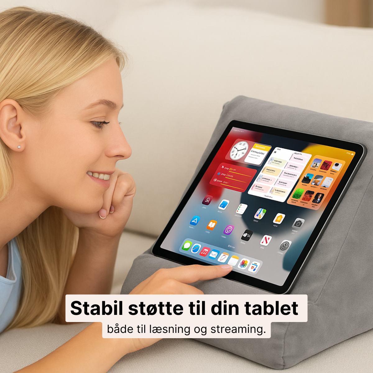 TabletPude (Sort) – Justerbar tablet holder