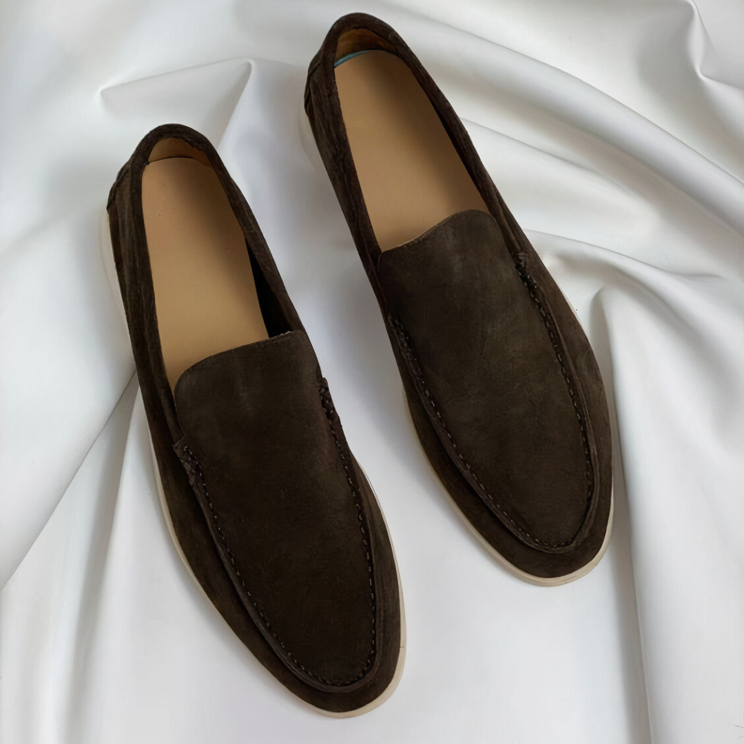 Julius | Stilfulde Slip-On Ruskindsloafers