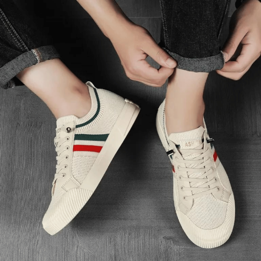 Jon | Stilfulde Stribede Sneakers