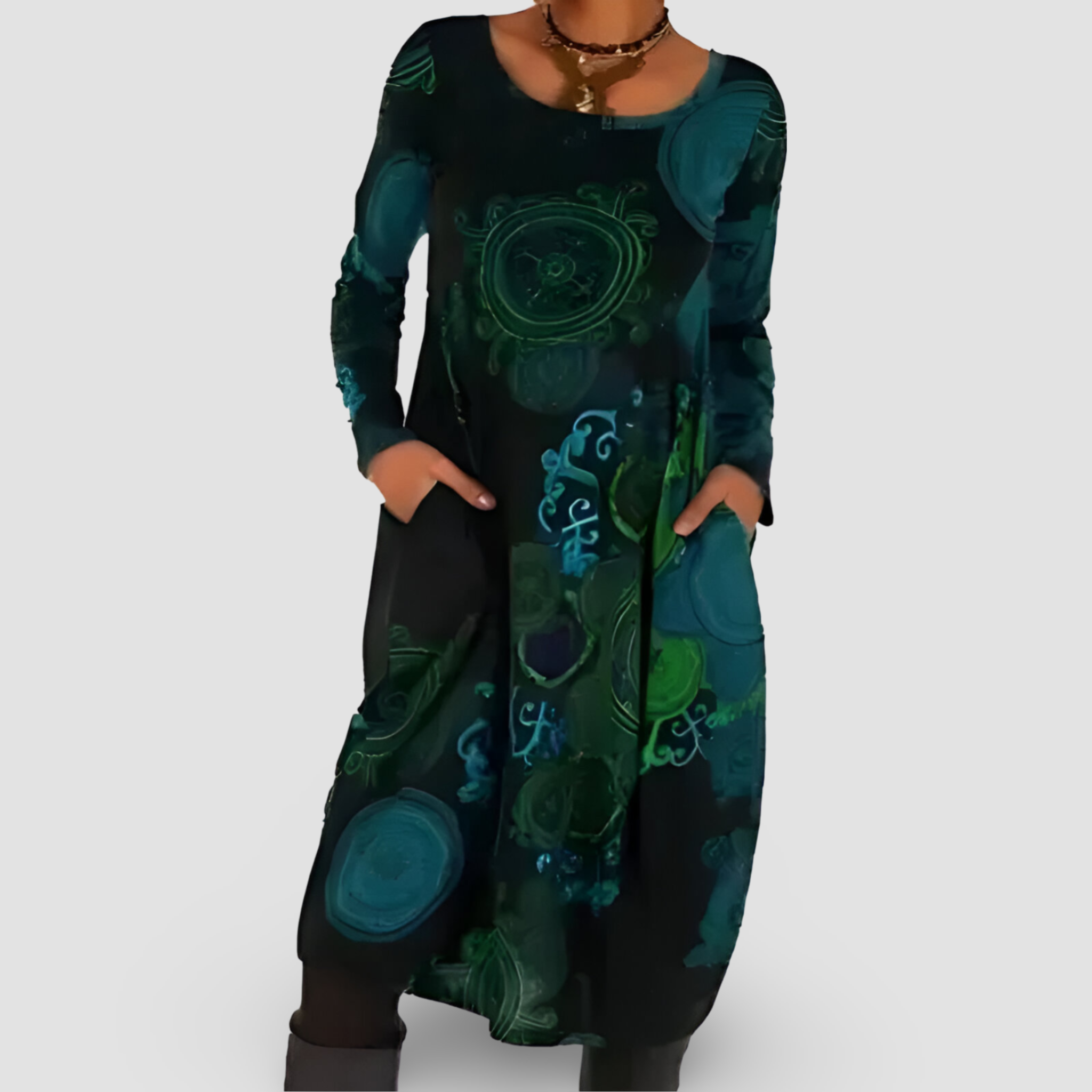 Ronja - Vinterkjole med boheme-elegance