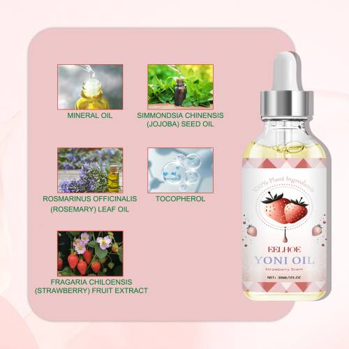 Jordbær E-vitamin intimolie