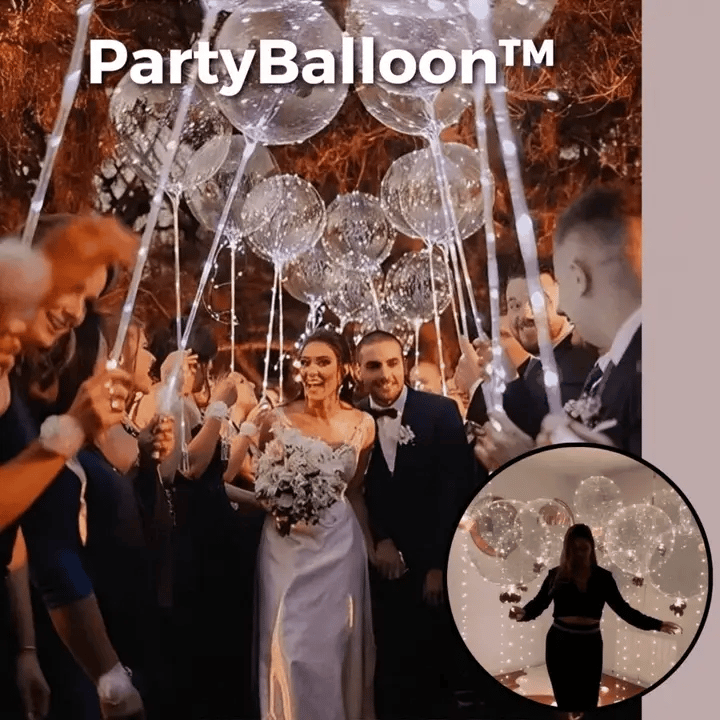 LED-balloner til festdekoration – 6 stk.
