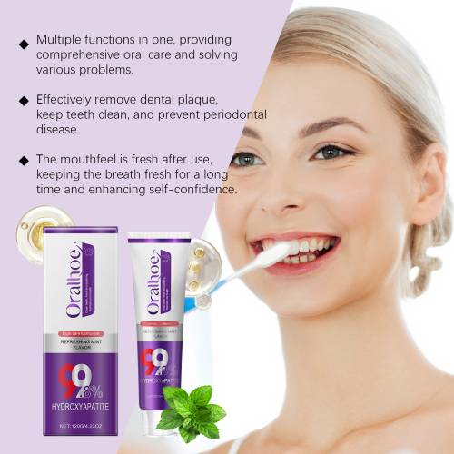 Hydroxyapatit tandpasta mod misfarvninger