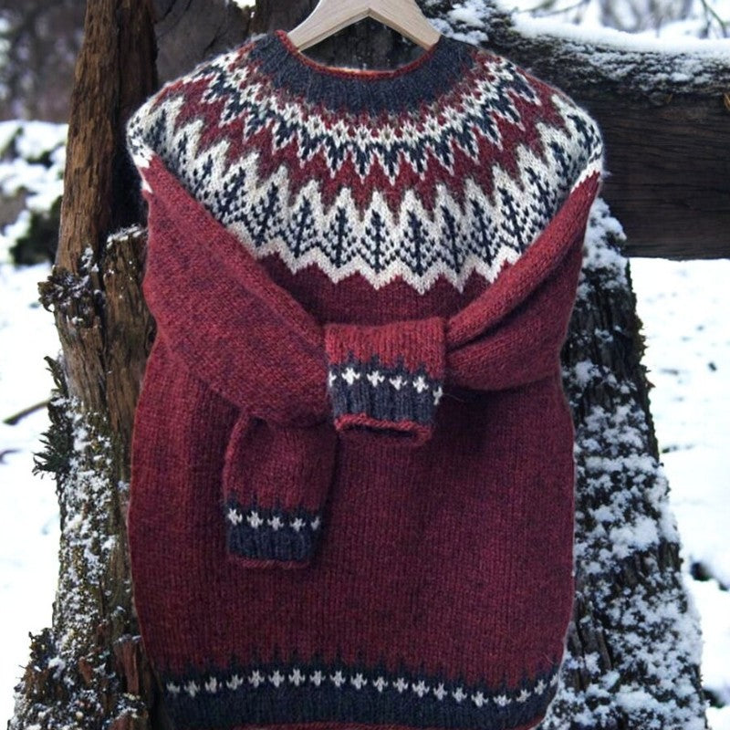 Geertruida | Jacquard trøje