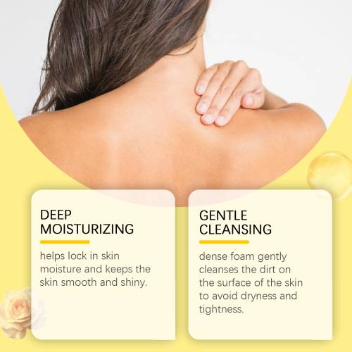 Parfumeret showergel med kollagen og rose