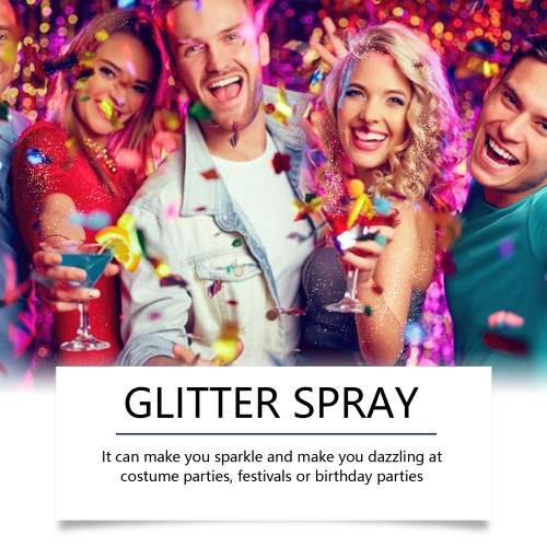 Hår- og krops-glitterspray