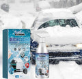 Afisnings- og snesmelte-spray til ruder