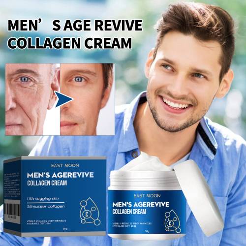 Kollagen creme- og essenssæt til mænd