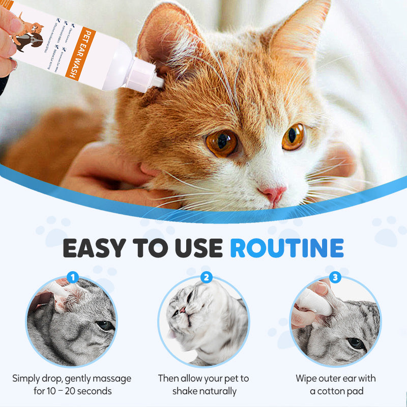 Ørerens til hunde og katte – 120 ml