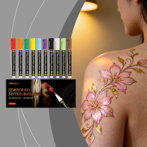Midlertidige tatoveringsfarvepenne