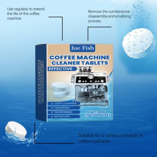 Kaffemaskine-rensetabs