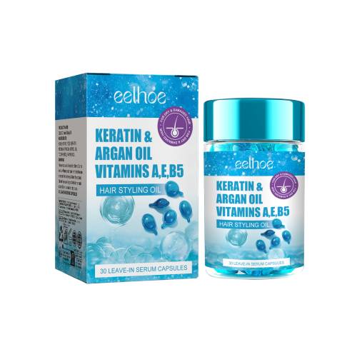 Keratin og argan hårserum, let