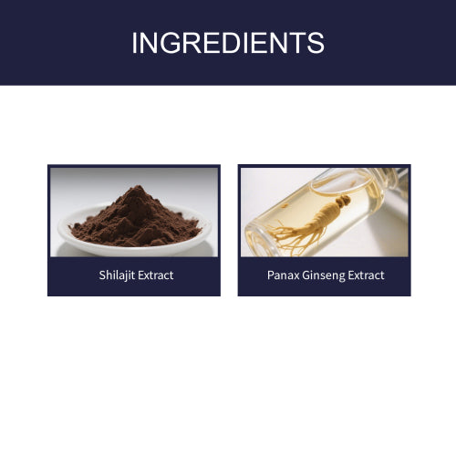 Shilajit ginseng dråber til mænd, daglig