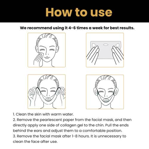 V-shape lifting-maske til ansigtet